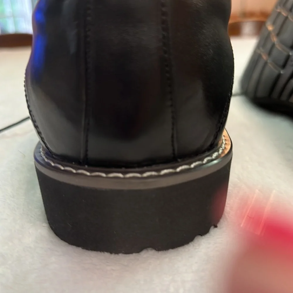 Propet Ortholite Black Oxford Leather Shoe 15XX NWOT